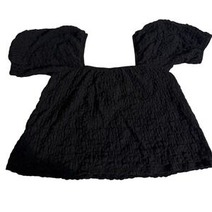 Old Navy Black‎ Textured Blouse size XS